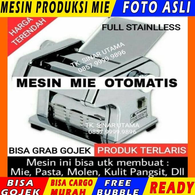 Mesin Produksi Mie LISTRIK Molen Kulit Pangsit Gilingan Cetak bakmi