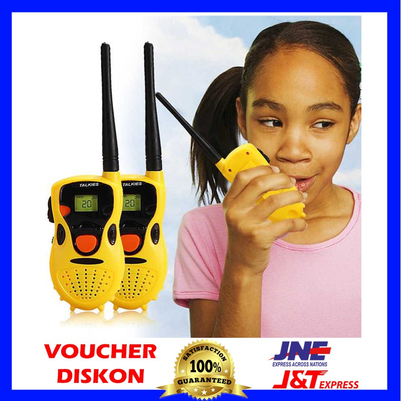 Mainan Mini Walkie Talkie Anak 1 Pasang - HT Mainan Walkie Talkie