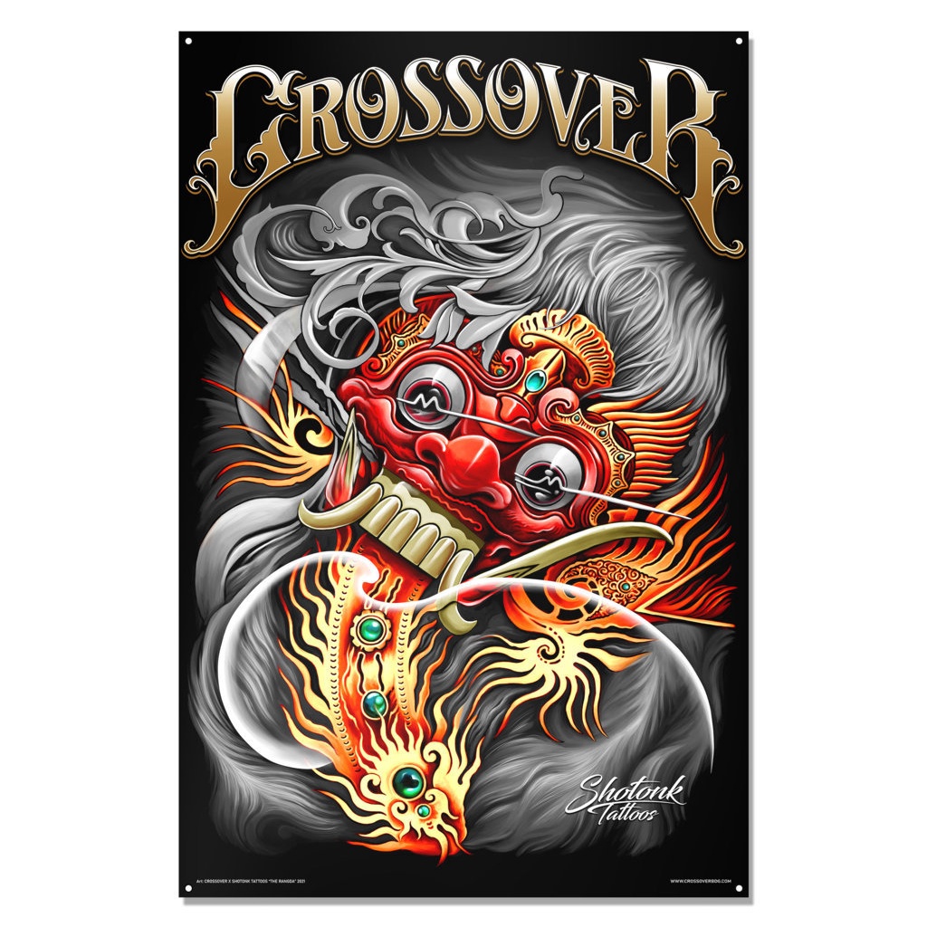 FLAG BANNER CROSSOVER THE RANGDA