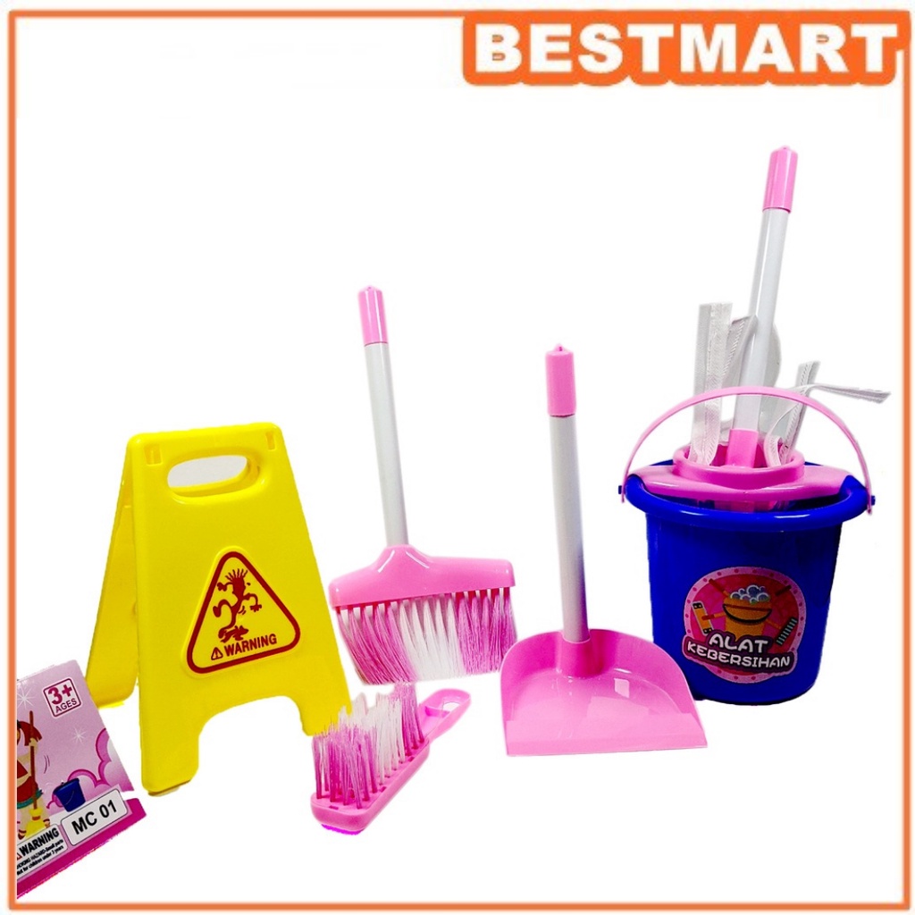 Mainan Anak Alat Kebersihan MC 01 - Cleaning Set Kantong