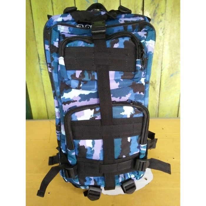 SKD Tas Punggung Ransel Lebanon Loreng Digital Biru AURI AU Tas Ounggung Lebanon Army