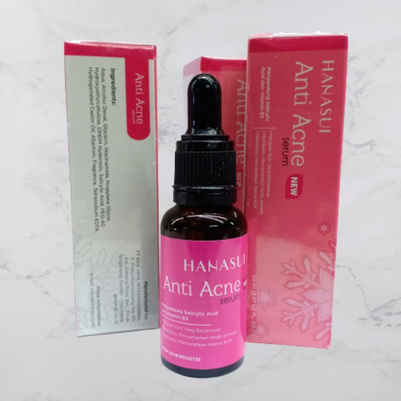 SERUM HANASUI ANTI ACNE PINK // DEPKES