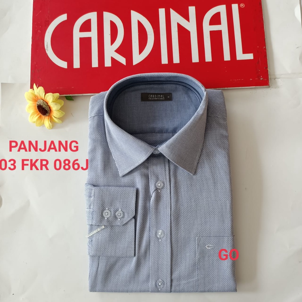 gof S R CARDINAL KEMEJA FORMAL BINTIK PANJANG Pria Pakaian Atasan Lengan Panjang Distro Original 5