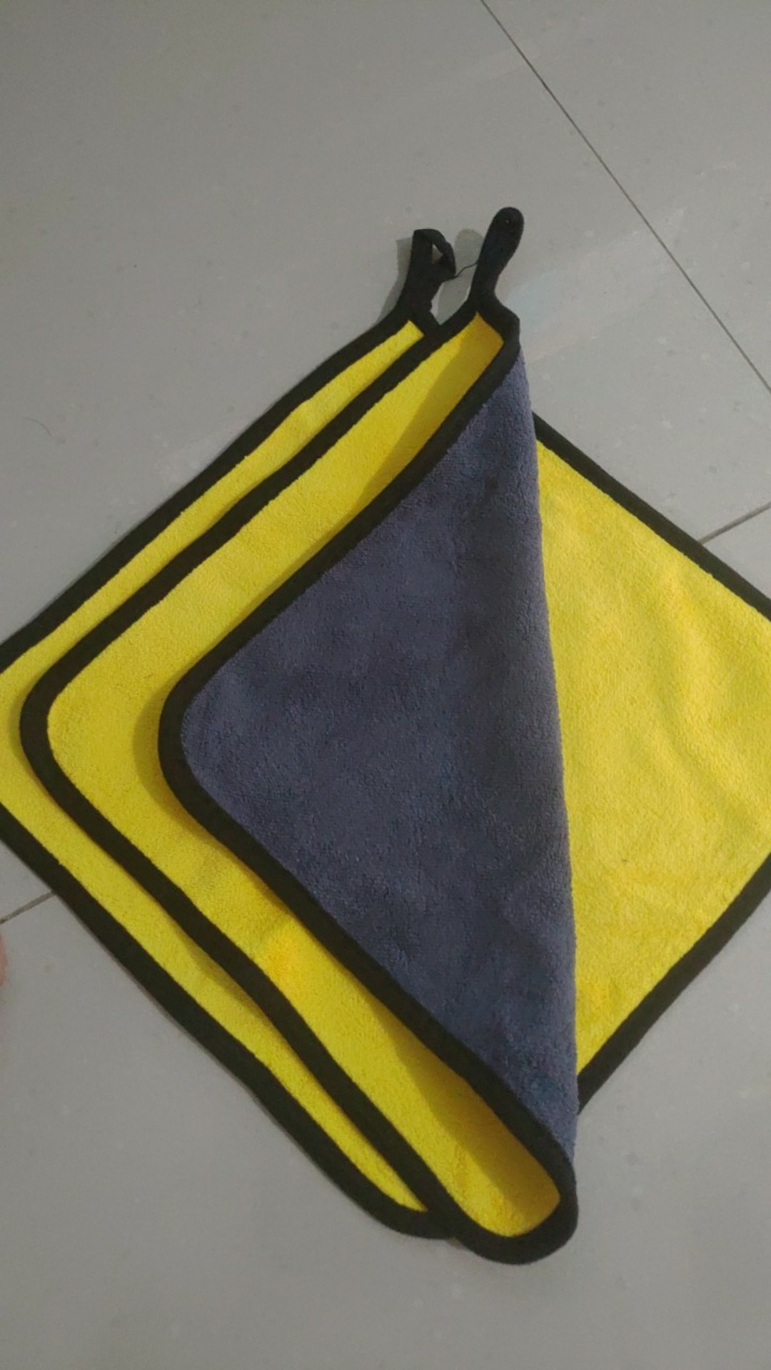 500 Gsm Kain Lap Kuning Microfiber Detailing Mikro Fiber Kuning 30x30 Cm Kain Cuci Motor Mobil Tebal