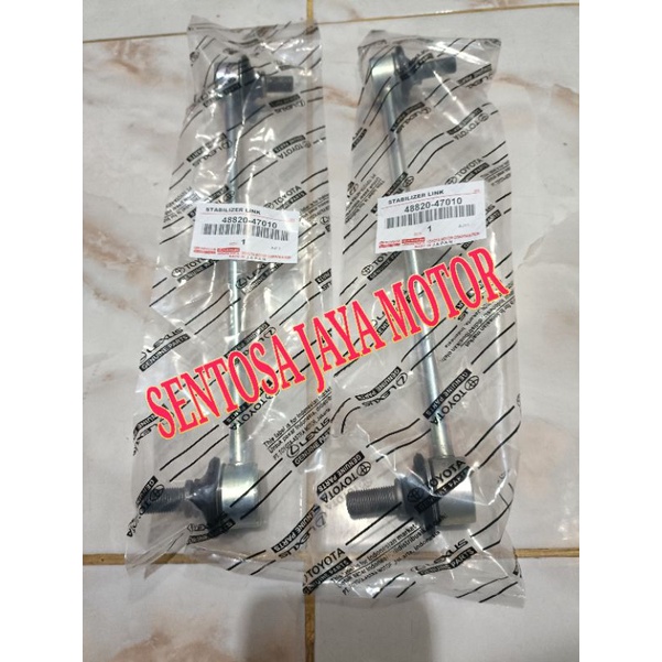 LINK STABIL LINK STABILIZER DEPAN TOYOTA COROLLA ALTIS TOYOTA NEW ALTIS TOYOTA WISH TOYOTA ALPHARD ANH10 ORIGINAL 100℅ 1pcs