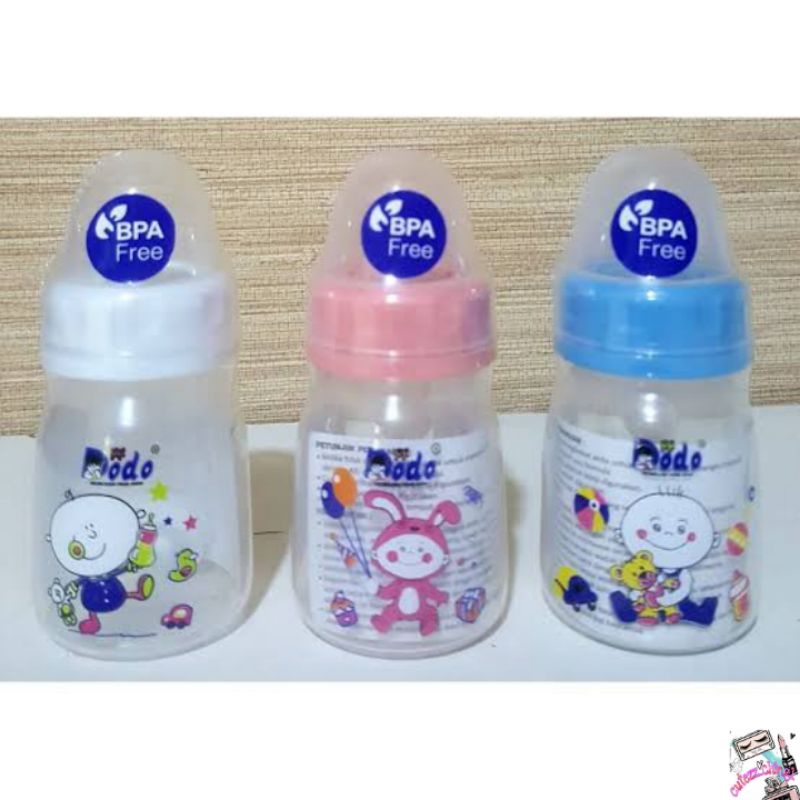 ☃️Cutezz_ching1☃️Dodo Botol Susu Eko 2 OZ 60ml - Botol Susu Anak