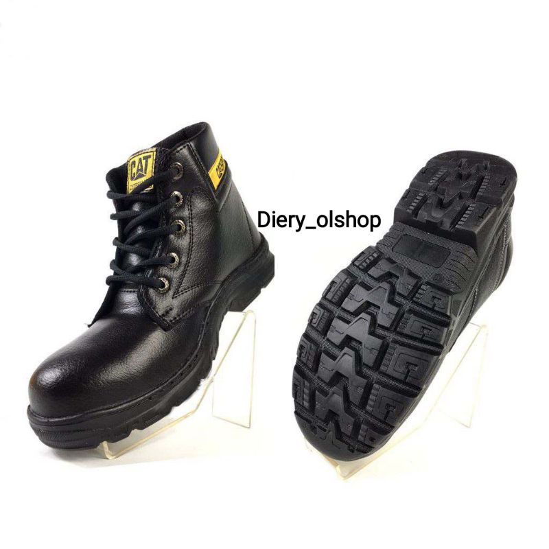 sepatu pria safety boots ujung besi sepatu safety boots kerja proyek sepatu safety anti slip