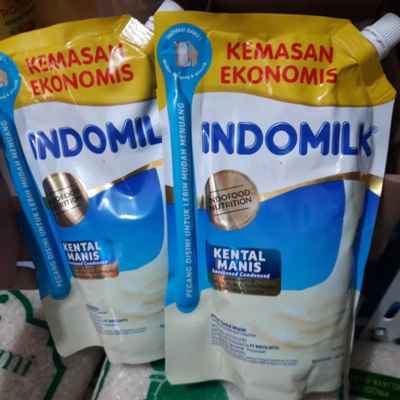 

INDOMILK kemasan ekonomis 545 gr/INDOMILK kemasan renteng 37 gr