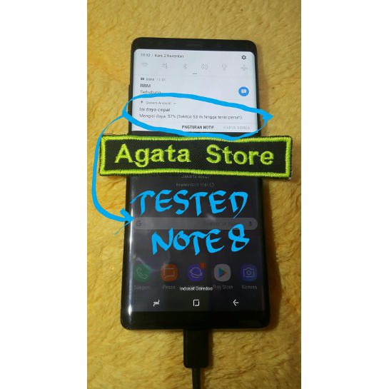 Charger Samsung Galaxy Note 8 Original Fast Charging Type C   Charger Samsung Note 8 S8 Plus Tipe C