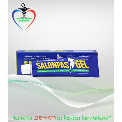 SALONPAS GEL 30 GRAM GEL ANTI NYERI OTOT DAN SENDI AMPUH