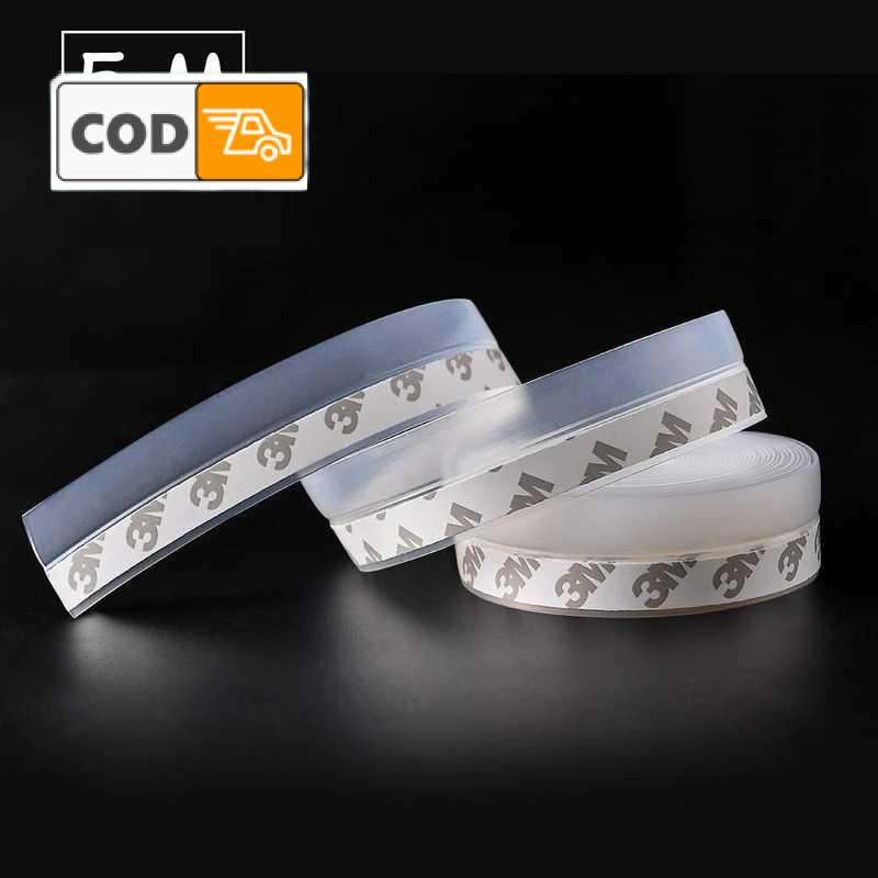 Pengaman Penutup Celah Siku Wastafel 5M Waterproof Anti Bocor Rembes | Lakban Karet Pintu Dapur Kitc