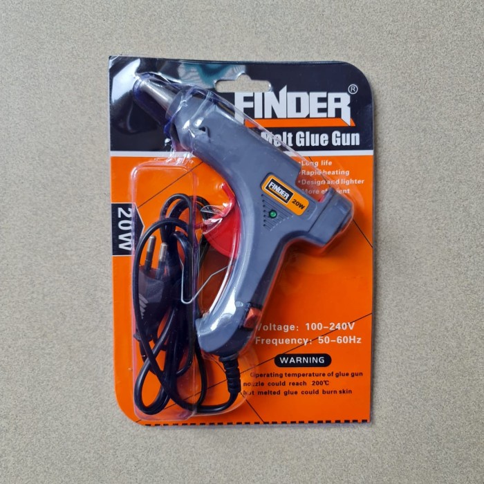 GLUE GUN/TEMBAKAN LEM 20W ON/OFF FINDER