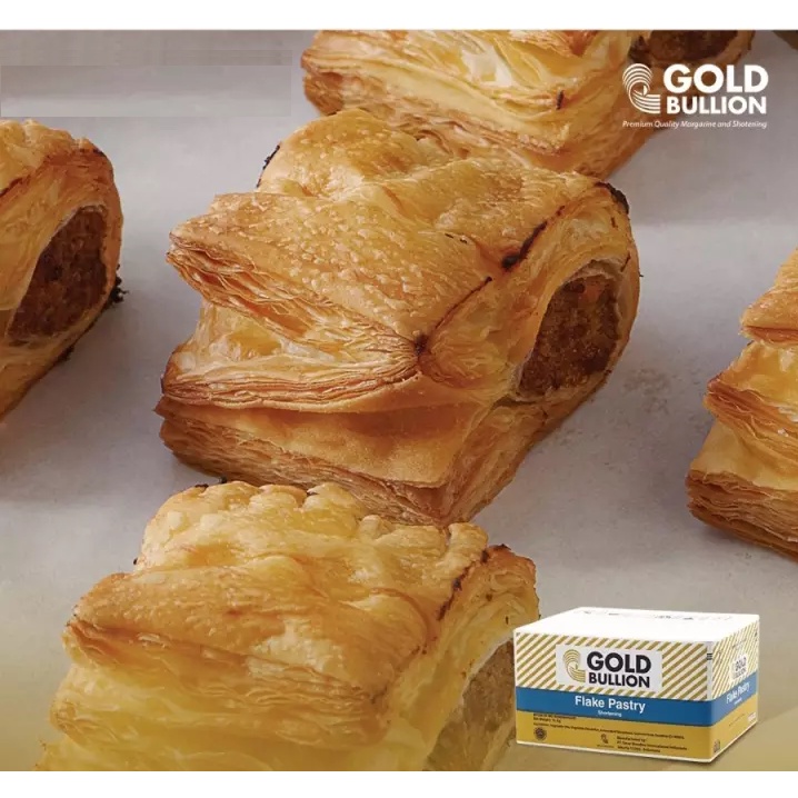 

Gold Bullion Flake Pastry| Korsvet/ Mentega Pastry
