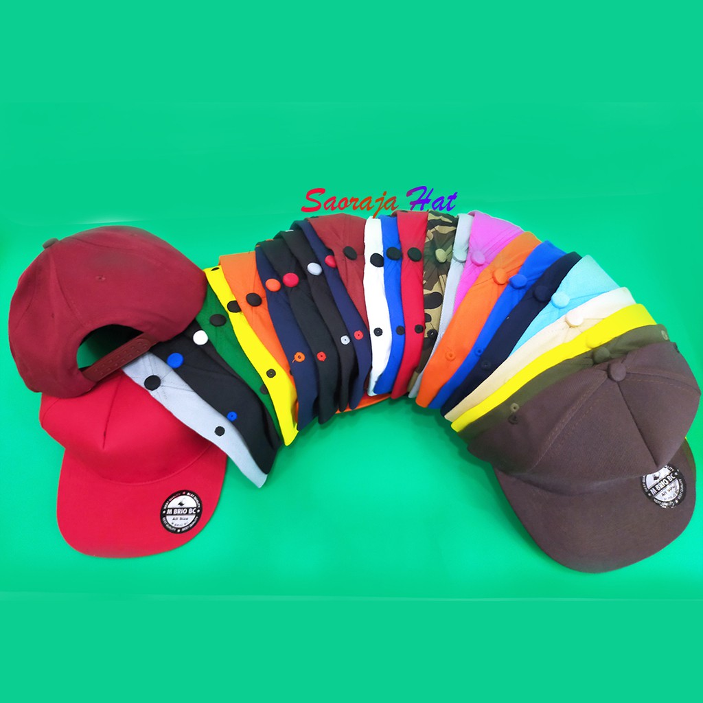 TOPI HIPHOP RAPEL POLOS KOMBINASI WARNA PREMIUM