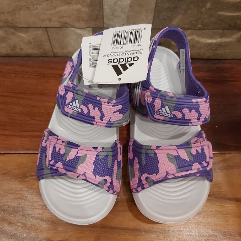 CLEARANCE Adidas Akwah Purple Army Sandal Gunung Anak