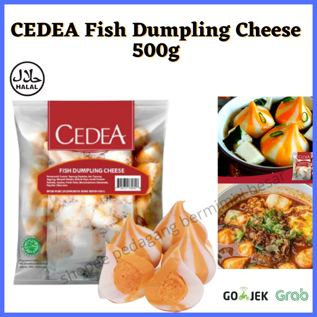 CEDEA Fish Dumpling Cheese 500g/ Dumpling Cheese