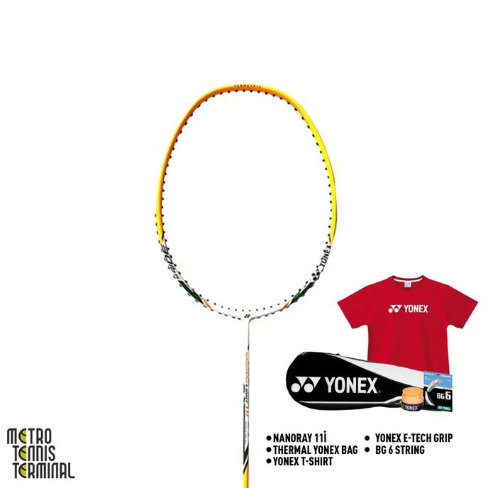 Yonex Nanoray 11I Bundle (Paket Raket Badminton)