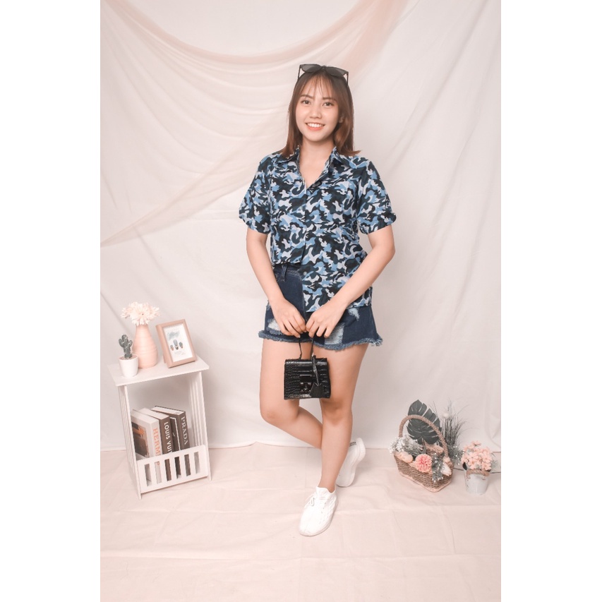 RXFASHION - LIMITED SALE KEMEJA ARMY