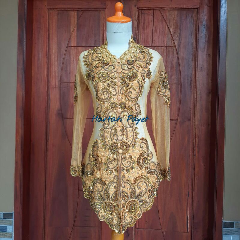 Kebaya Atasan Lengan Panjang Full Payet / Kebaya Pengantin / Kebaya Pager Ayu / Kebaya Orang Tua/Keb