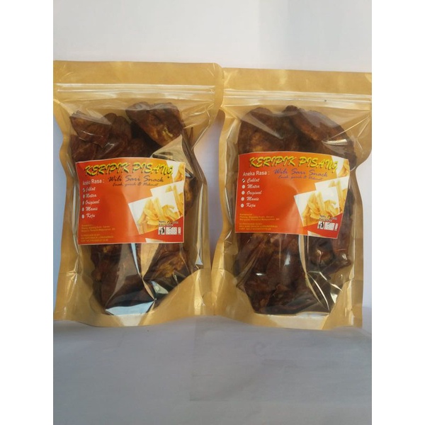 

wily snack kripik pisang ori dan coklat