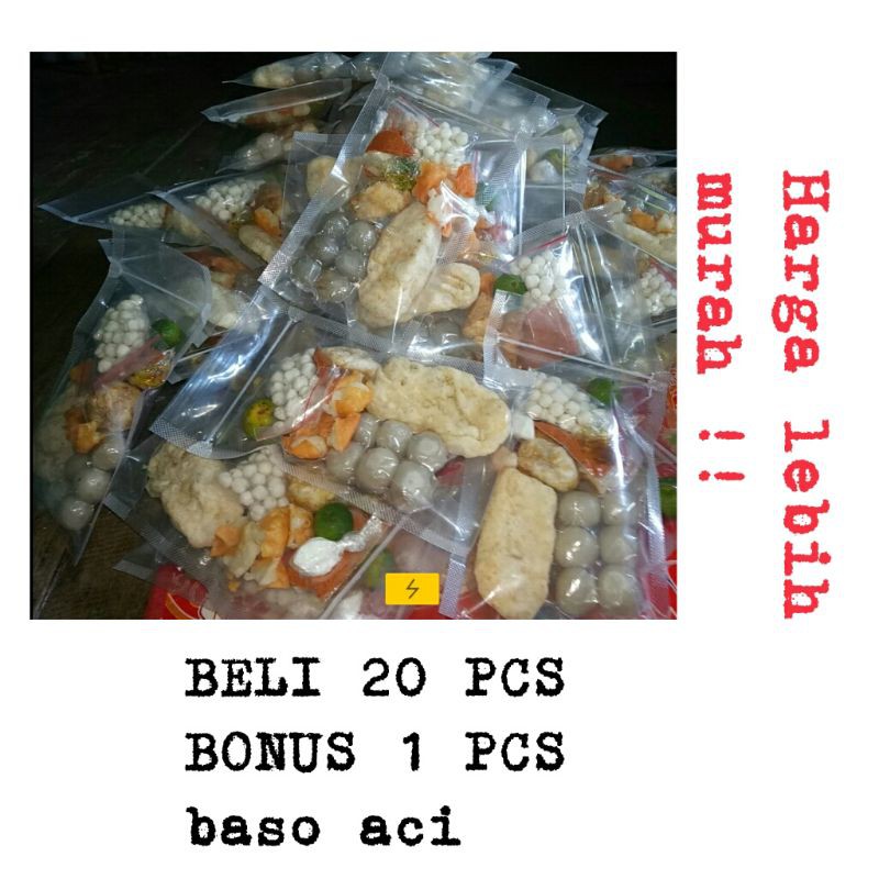 

LEBIH HEMAT,Baso aci 20 Pcs