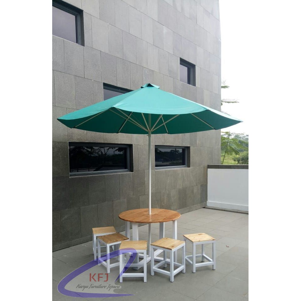 meja payung outdor cafe