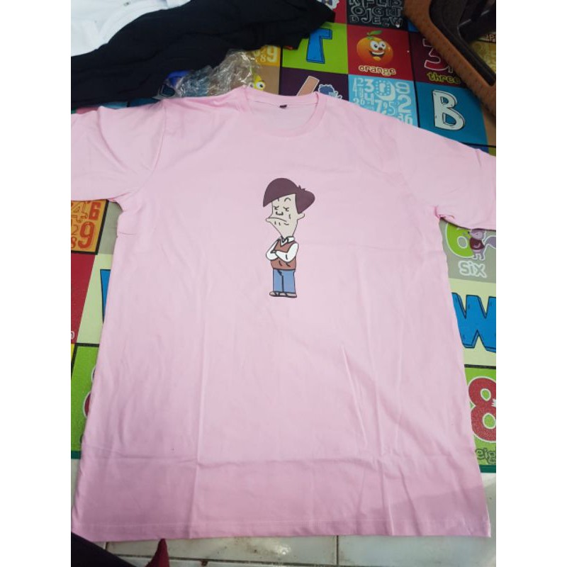 MURAH!!! KAOS PINK BABY HAN JI PYEONG START UP KARTUN SK798 UNISEX COMBED 30S