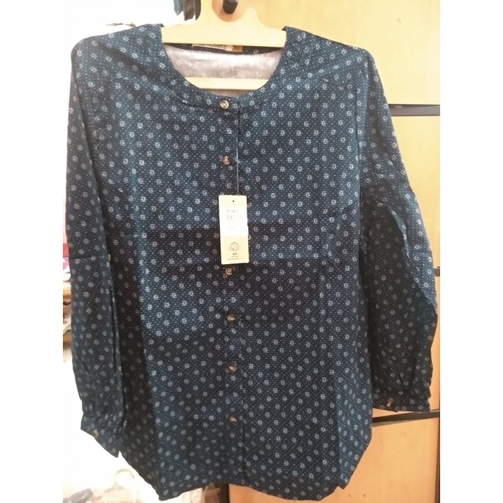 Le Rosetz Blouse Bintang Biru XL