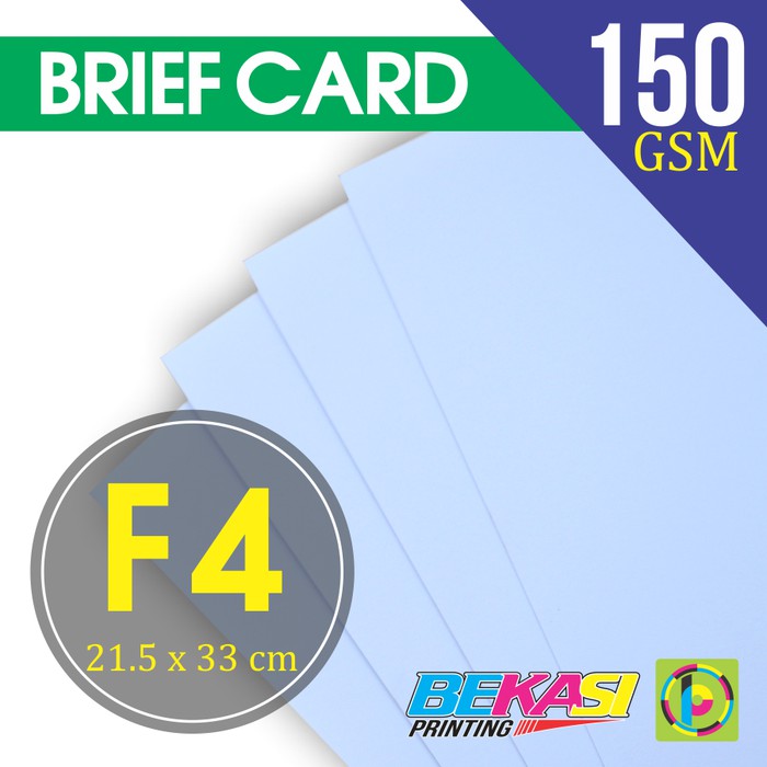 

Langsung Order Kertas Karton BC / Briefcard Polos Ukuran F4 (215 x 330) - Putih Diskon