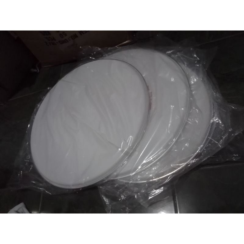 drum head ukuran 20 inch membran bass drum Made in Taiwan mika putih