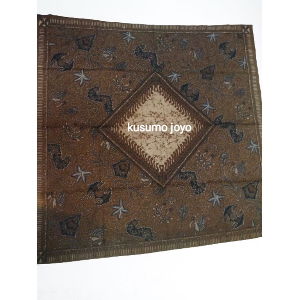 Udeng Batik Semi Tulis Bahan Alusan Segi empat Ikat Kepala Jawa