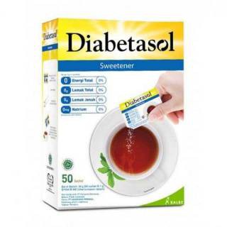 

DIABETASOL ZERO CALORIE SWEETENER 50 SACHET