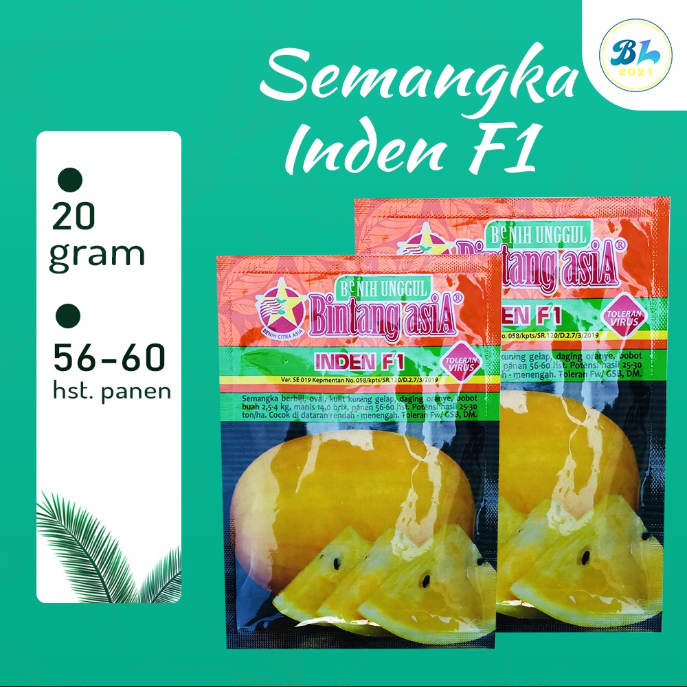 Benih Bibit Semangka Kuning Inden F1 20 Gram - Bintang Asia