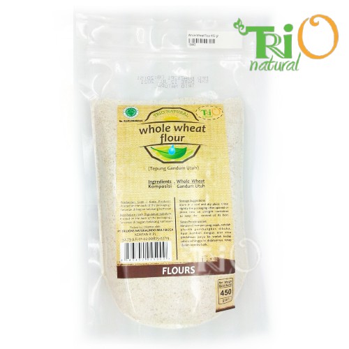 

Trio Natural Whole Wheat Flour 450 gram