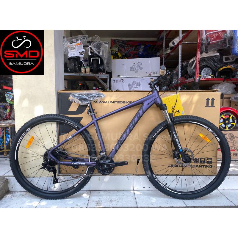 Sepeda Gunung MTB 29.5 United Detroit MI Alloy Hydrolic 9sp Murah BDG