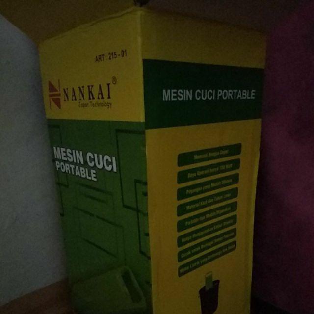 Nankai Japan Mesin Cuci Mini Portable Rewash Reclean Ember Low Watt