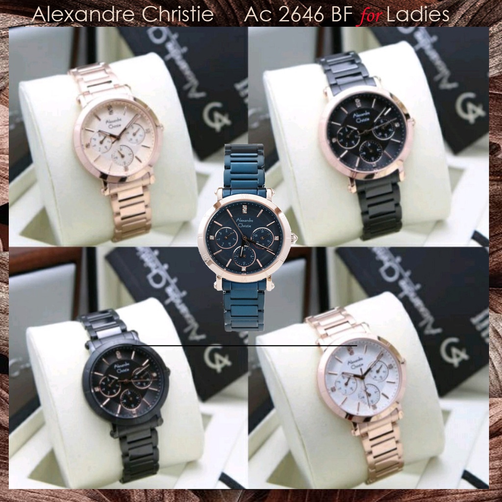 Alexandre Christie Ac 2646 / ac2646 Jam Tangan Wanita Original Garansi Resmi 1 Tahun