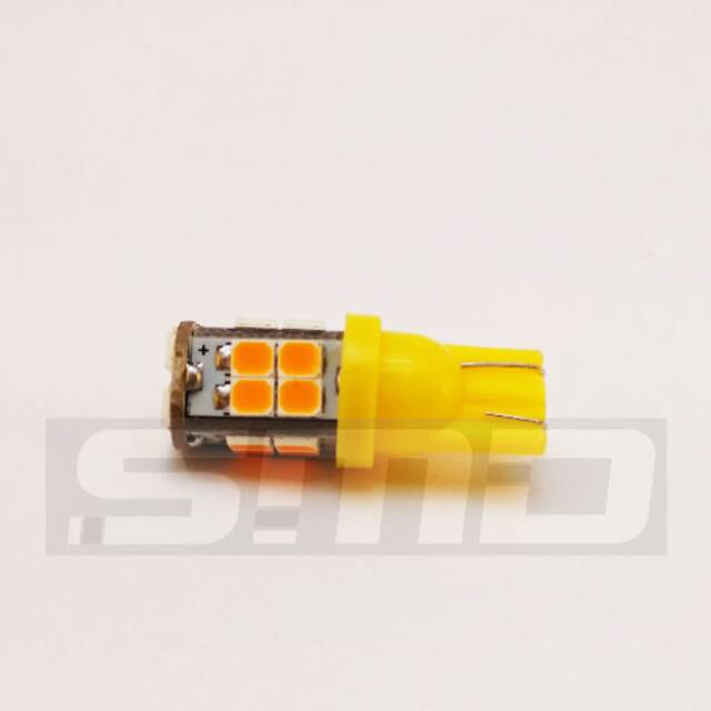 Led Senja Sein T10 Kuning Amber Mobil Motor