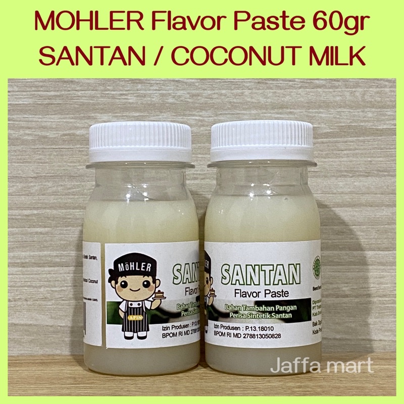 Pasta Perisa Pewarna MOHLER 60gr - SANTAN / COCONUT MILK