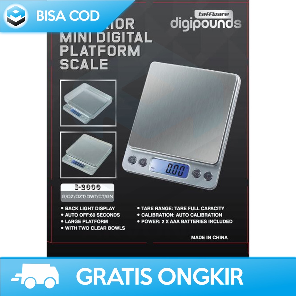 TIMBANGAN DAPUR MINI DIGITAL ELEKTRIK TAFFWARE DIGIPOUNDS SCALE MURAH