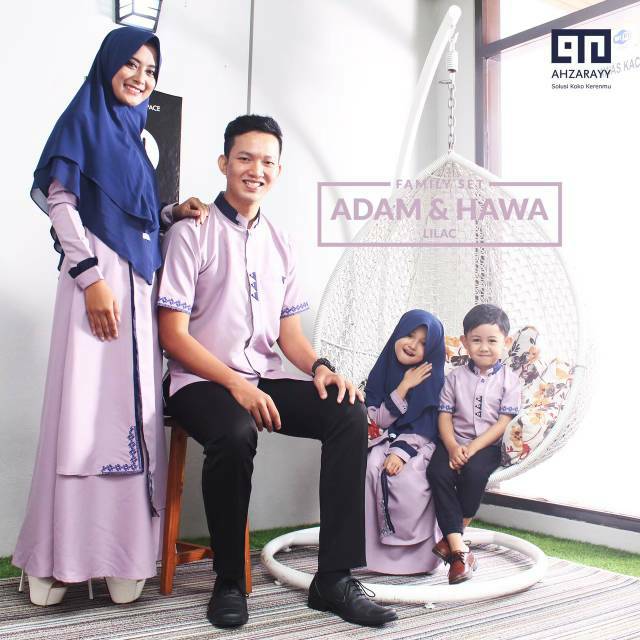 Koko Adam Warna Lilac Size Ayah L by Ahzarayy