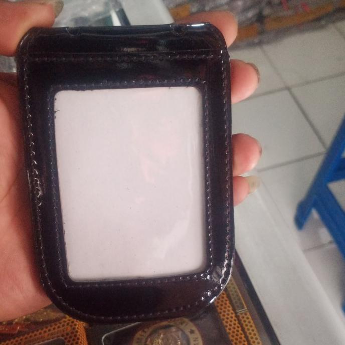 

,,,,,,,] Tempat id card mengkilap/id card saku/ID card kulit mengkilap