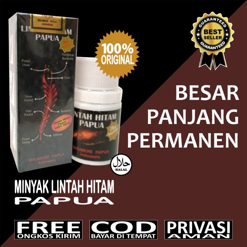 MINYAK LINTAH ASLI PAPUA  Obat Pembesar Penis Kelamin pria Vital Kuat Sex Pria Tahan Lama Permanen