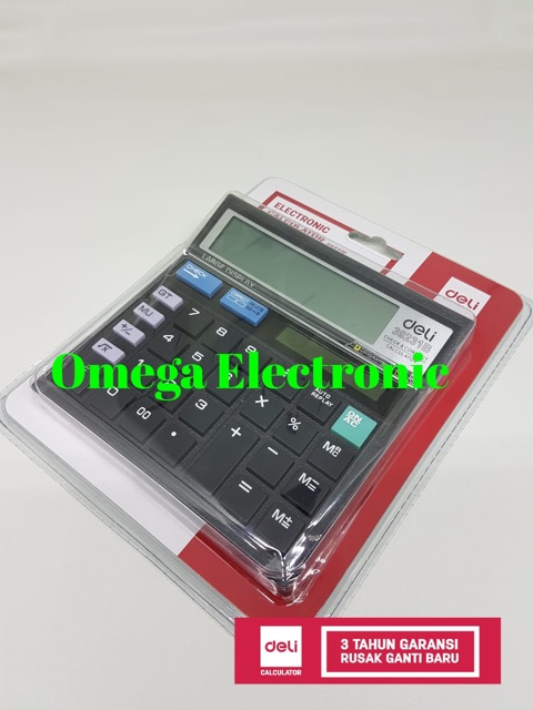 Deli 39231 Calculator Check &amp; Correct Desktop Kalkulator Meja Office BUKAN CT-512 CT 512