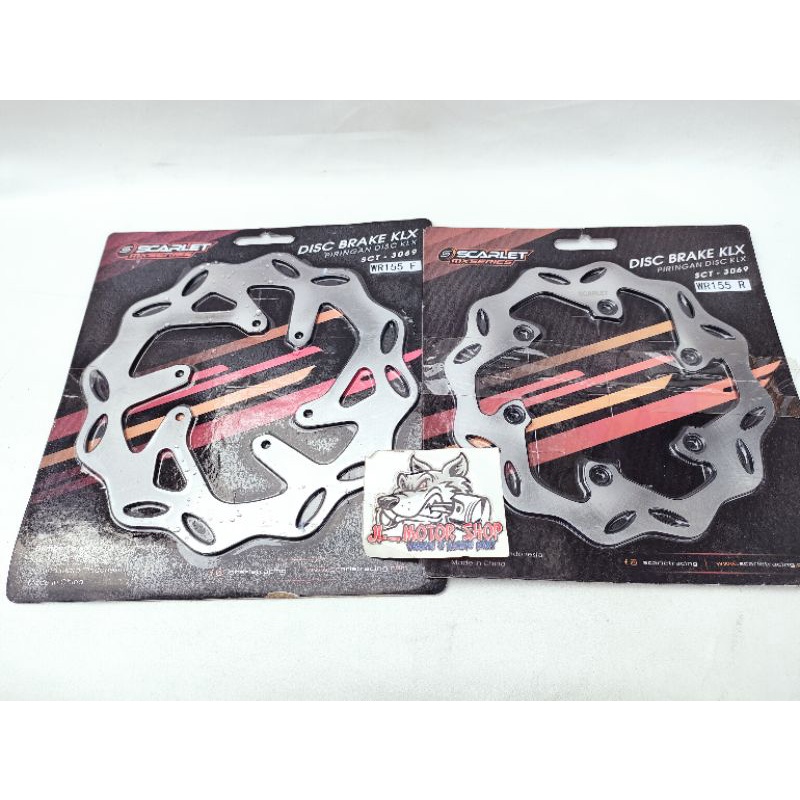 PIRINGAN CAKRAM DEPAN BELAKANG CRF 150 CRF150 L WR155 WR 155 CRF150L SCARLET