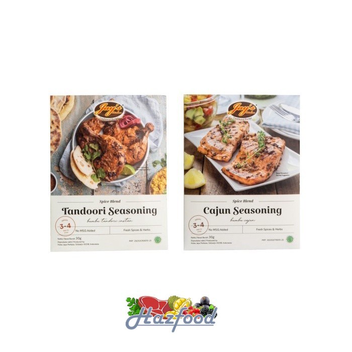 

Jays Seasoning Spice Bland l Cajun l Tandoori 30 GRAM