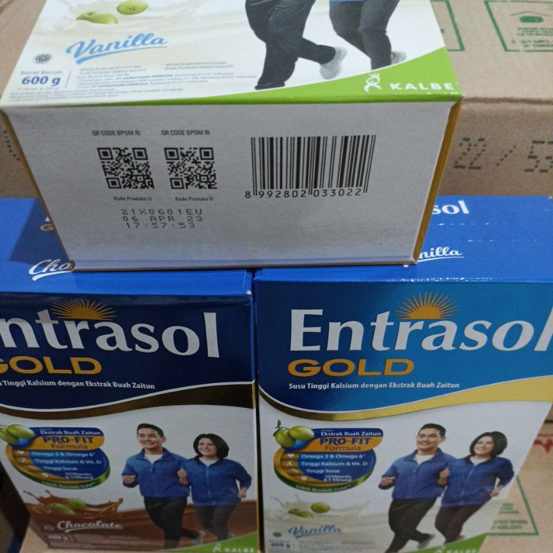 Entrasol Gold 580gr Susu Tinggi Kalsium