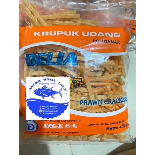 

Kerupuk stik udang delia 500gr