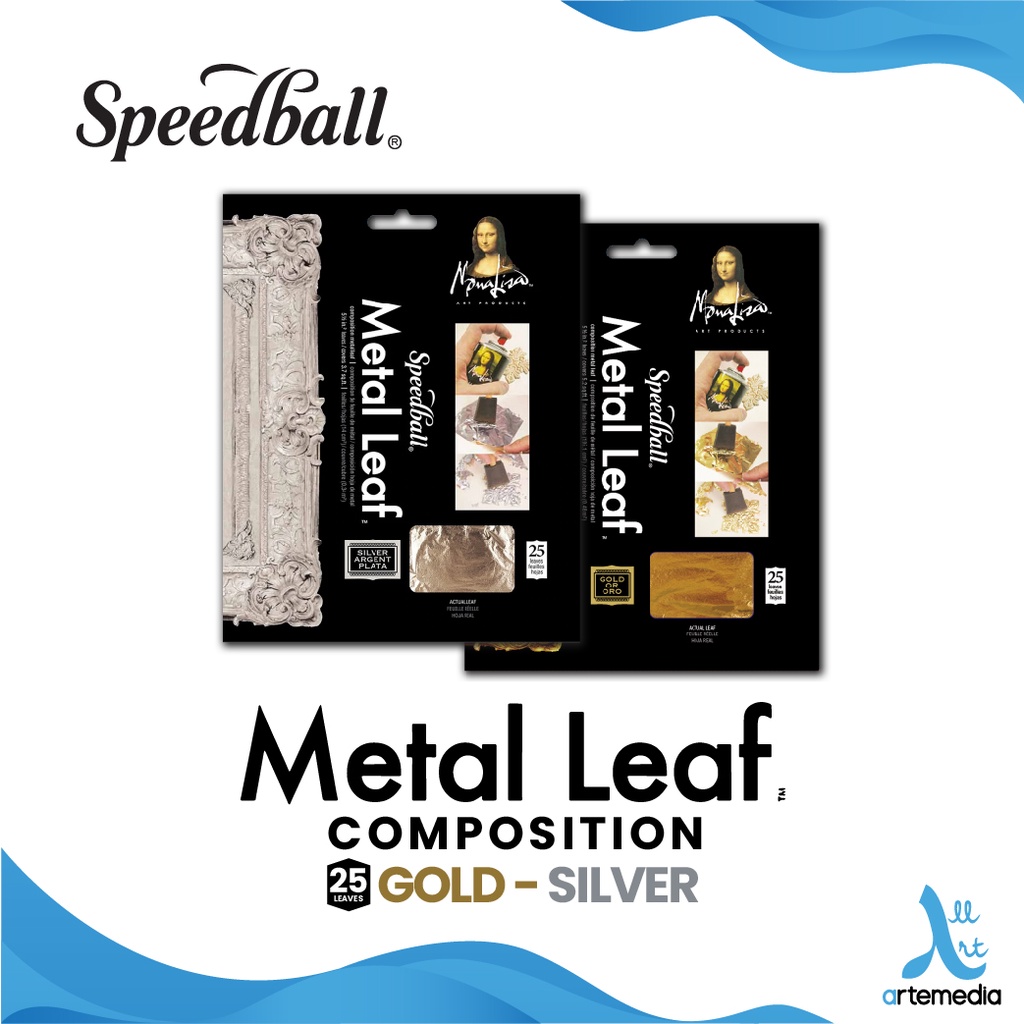 

Speedball Mona Lisa Composition Metal Leaf 25 bar Logam