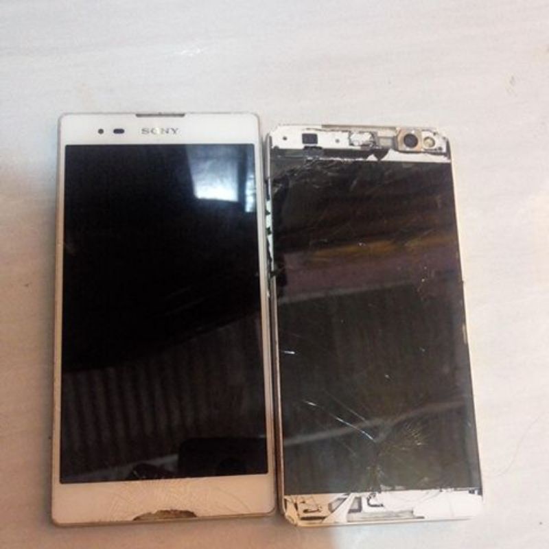 sony c5 ultra dan T2 minus lcd 22 nya